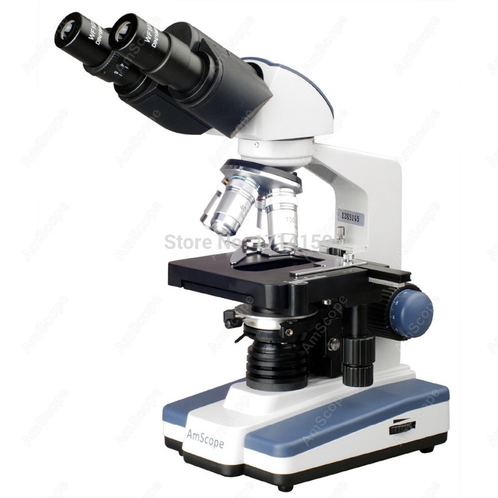 Amscope Microscope Compound 40X-1000X - Бинокулярный комбинированный микроскоп AmScope для студентов