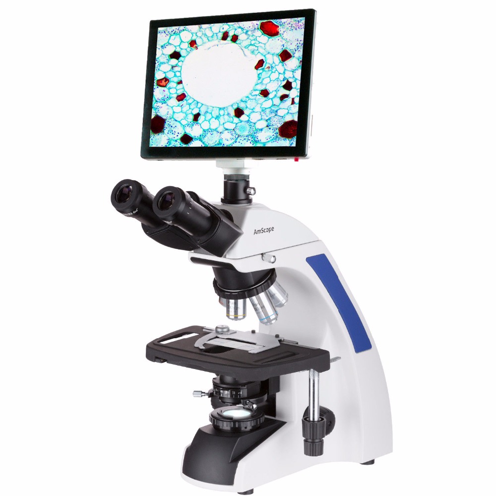 Amscope Microscope Compound 40X-1000X - Тринокулярный компаундный микроскоп AmScope серии T720