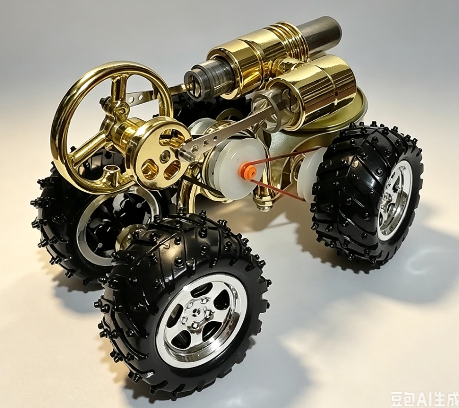 Science Toy - Миниатюрная модель двигателя внутреннего сгорания, паровая