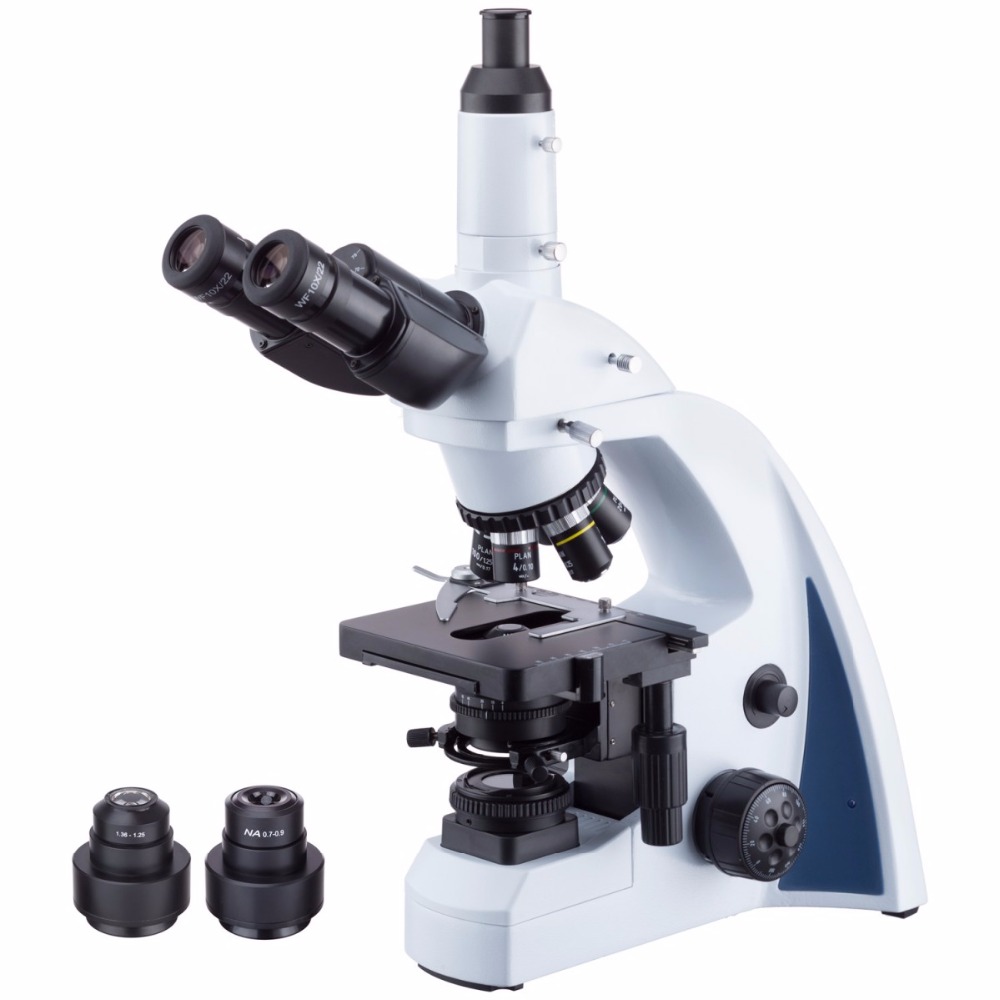 Amscope Microscope Compound 40X-1000X - Тринокулярный компаундный микроскоп темного поля AmScope
