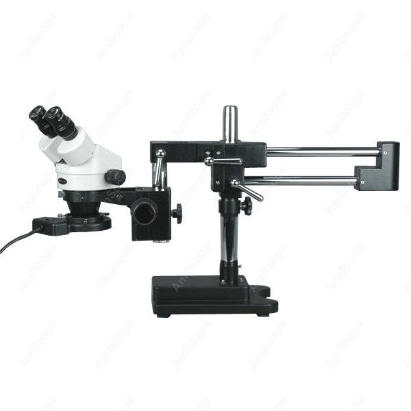Amscope Microscope Stereo 7X-45X - AmScope Бинокулярный зум Стереомикроскоп 7X-45X +