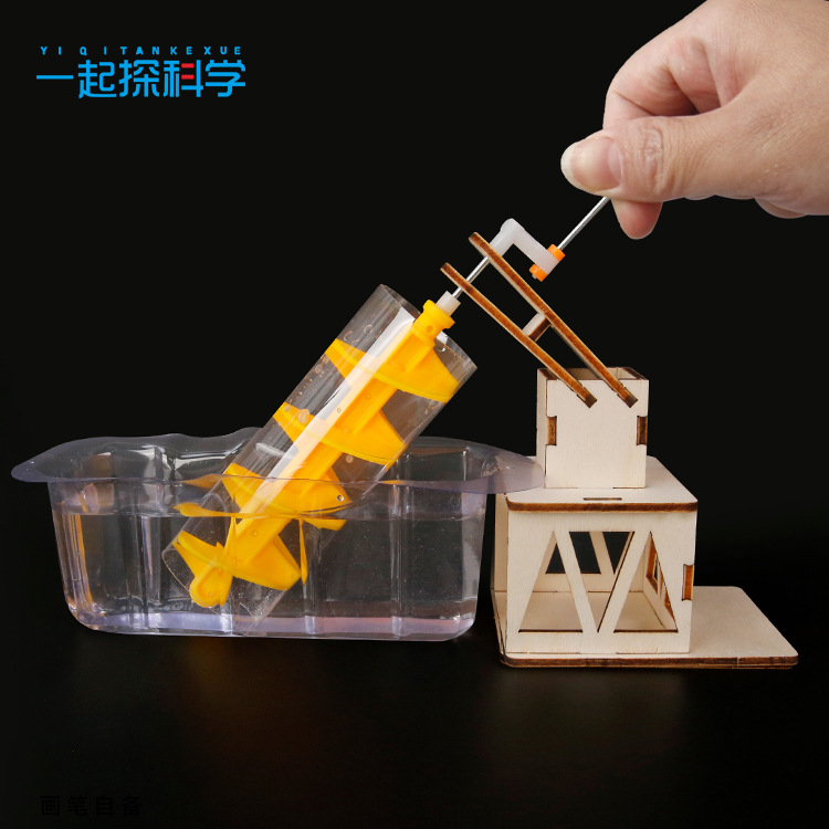 Science Project - Научный эксперимент: Водяное колесо Архимеда. Детский