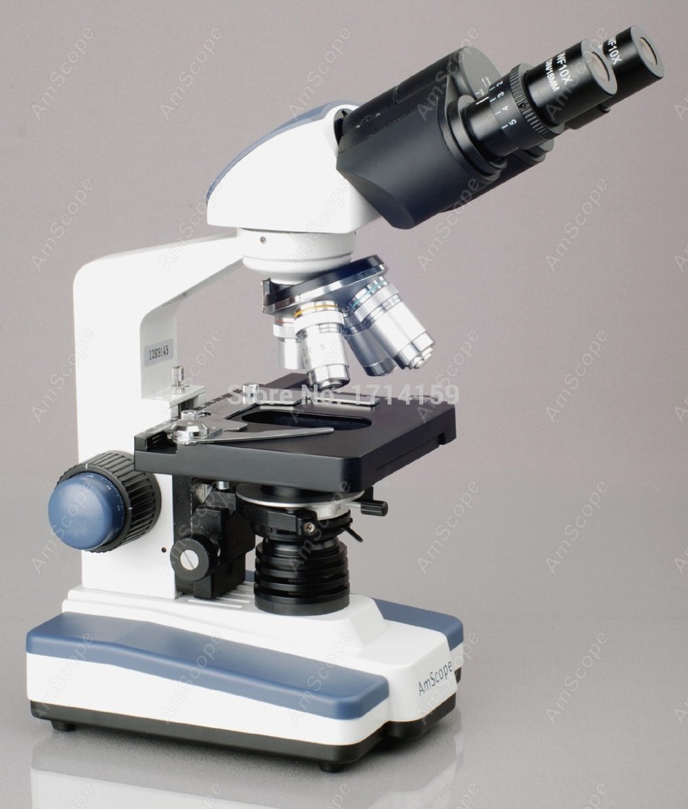 Бинокулярный комбинированный м – обзор и цена Amscope Microscope Compound 40X-1000X