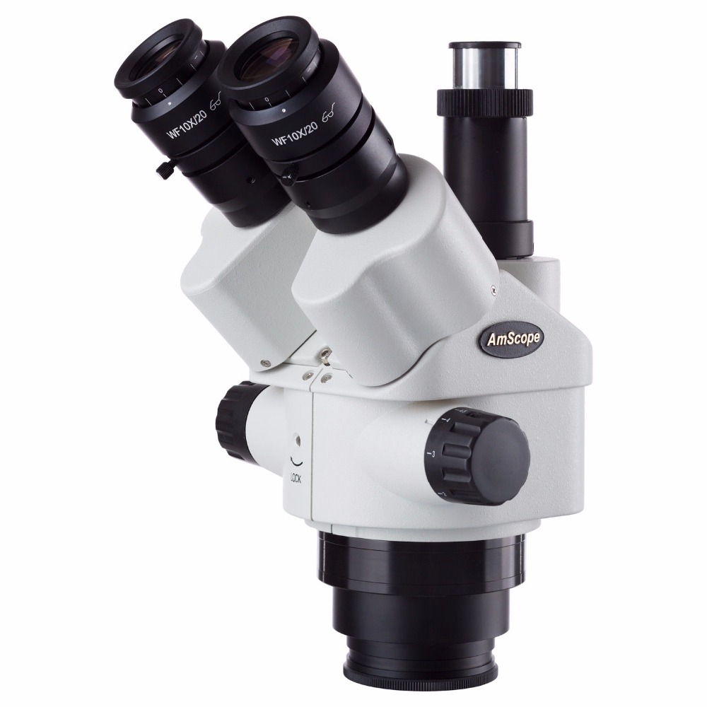 AmScope 7X-45X Simul-Focal Tri – обзор и цена Amscope Microscope Stereo 7X-45X