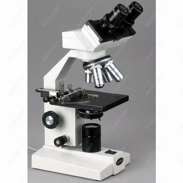 Биологический бинокулярный мик – обзор и цена Amscope Microscope Compound 40X-1000X