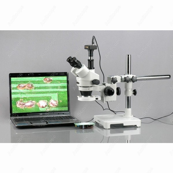 Тринокулярный стереомикроскоп  – обзор и цена Amscope Microscope Stereo 7X-45X